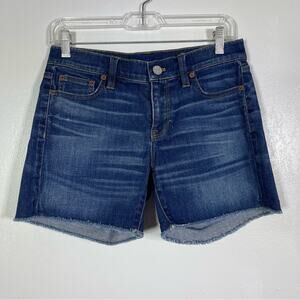 J.Crew Indigo Denim. Size 25. In excellent condition! Raw Hem